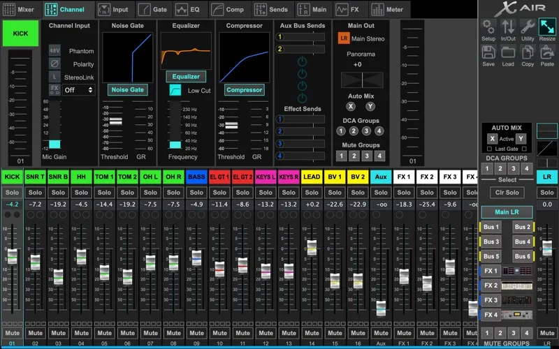 X-AIR Edit screenshot 1