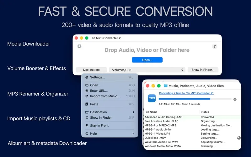 To MP3 Converter 2 screenshot 1
