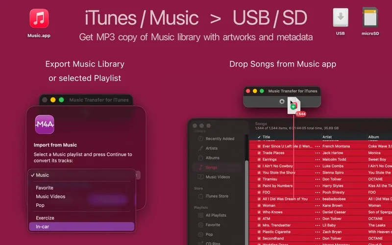 Music Transfer for iTunes screenshot 1