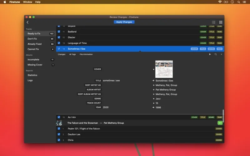 Finetune screenshot 4