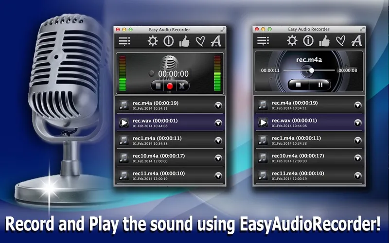 Easy Audio Recorder Lite screenshot 2