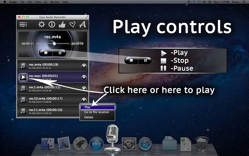 Easy Audio Recorder Lite screenshot 4