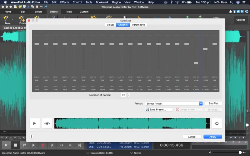 WavePad Audio Editor screenshot 3