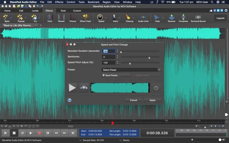 WavePad Audio Editor screenshot 5