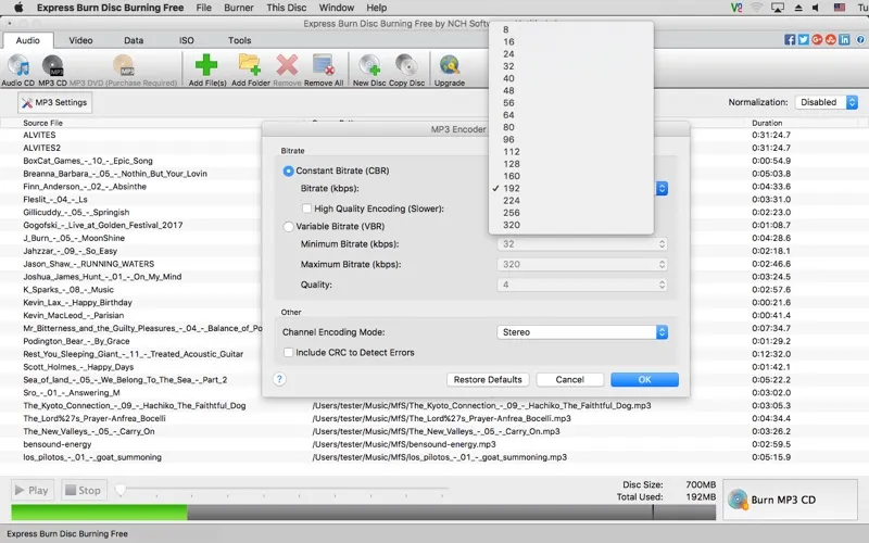 Express Burn Disc Burner screenshot 3