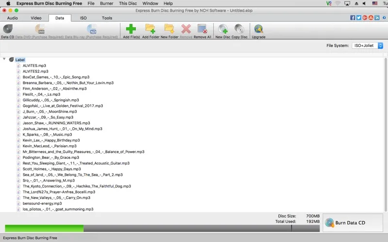 Express Burn Disc Burner screenshot 4