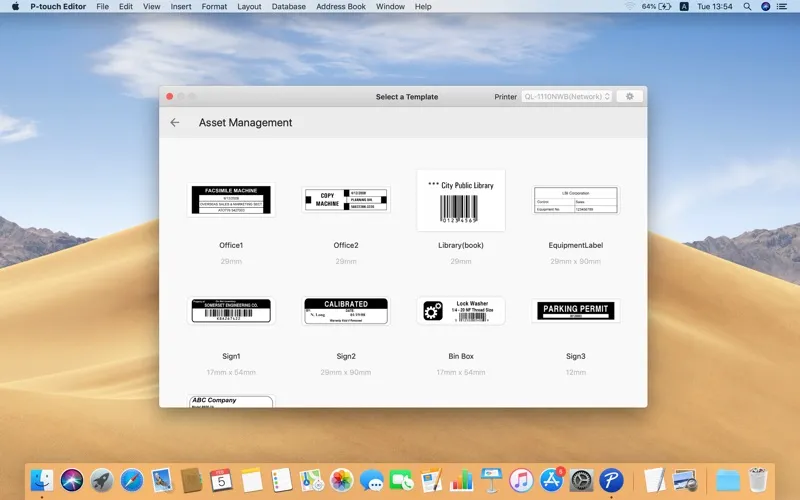 Brother P-touch Editor screenshot 2