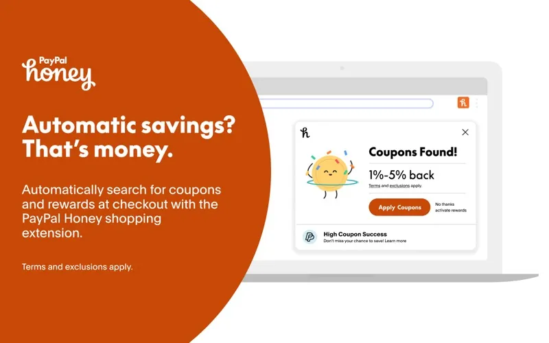 PayPal Honey for Safari screenshot 1