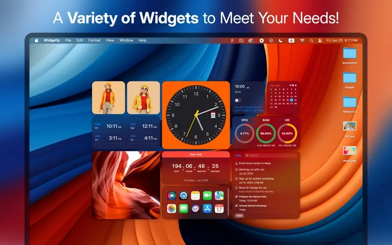 MacWidget screenshot 4