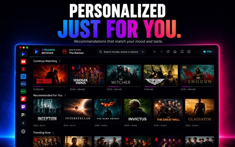 Streaming Browser screenshot 3