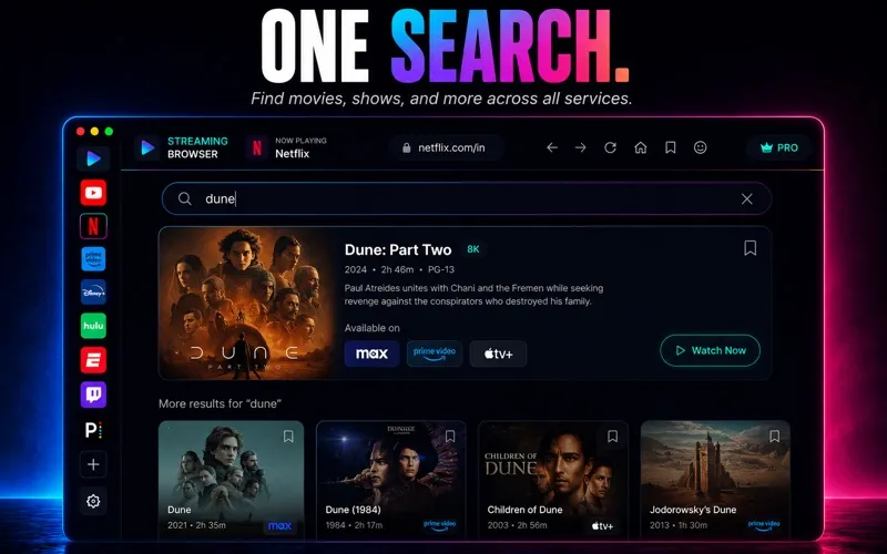 Streaming Browser screenshot 5