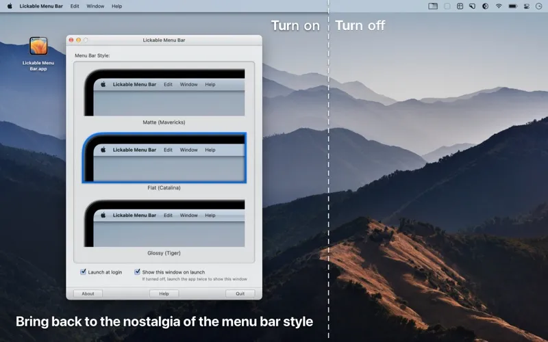 Lickable Menu Bar screenshot 2