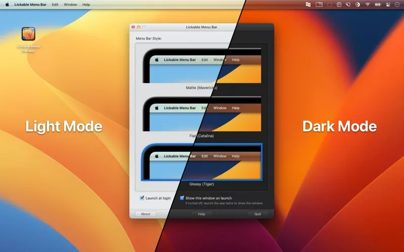 Lickable Menu Bar screenshot 3