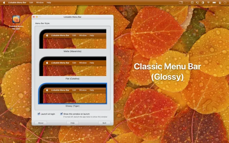 Lickable Menu Bar screenshot 4