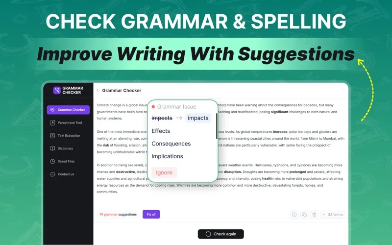 Grammar Checker & Rephraser screenshot 3