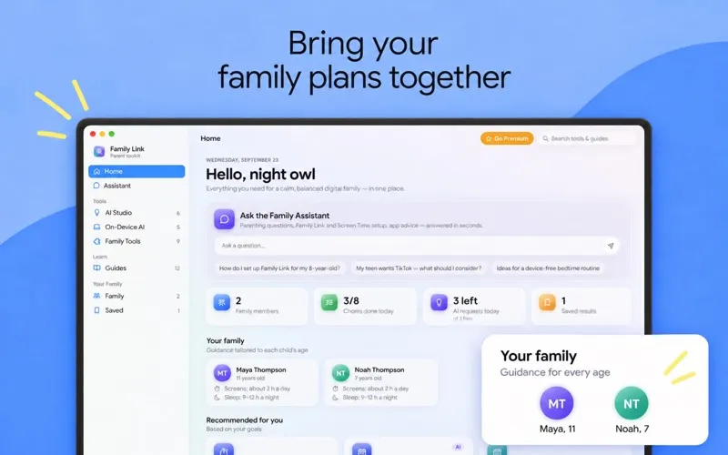 Family to Link Parenting AI screenshot 1
