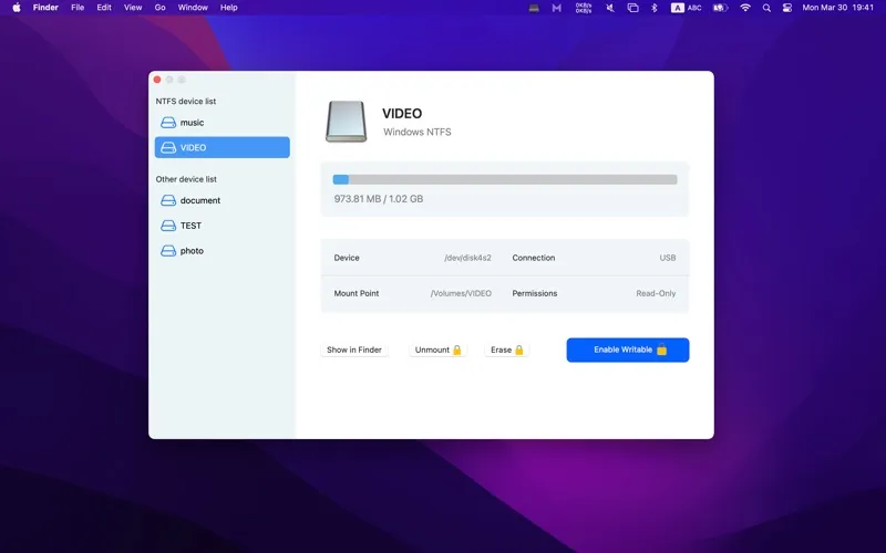 iLove NTFS screenshot 2