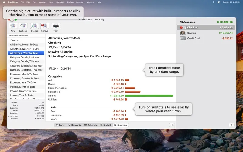 CheckBook 3 screenshot 5