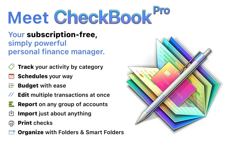 CheckBook Pro 3 screenshot 1