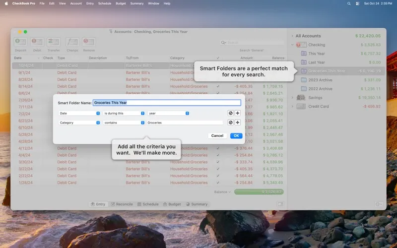 CheckBook Pro 3 screenshot 7