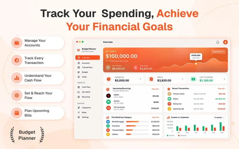Monarchia Budget Planner App screenshot 1