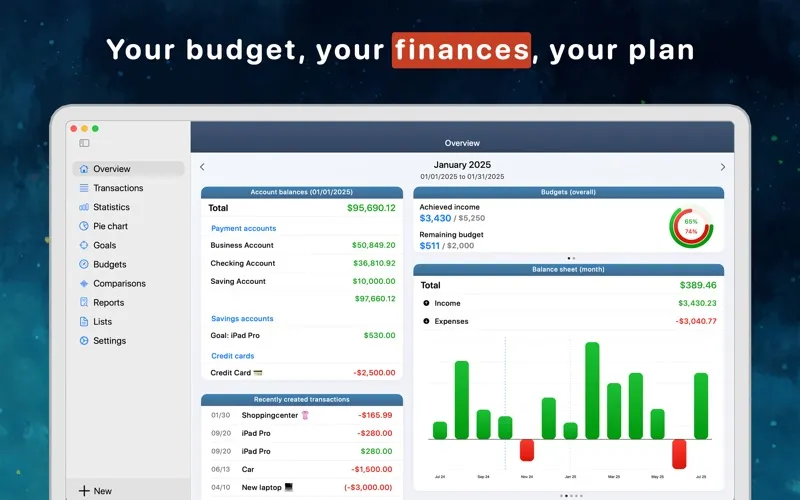 MoneyStats screenshot 1