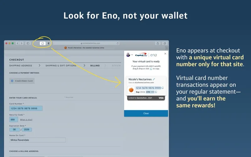 Eno from Capital One screenshot 4