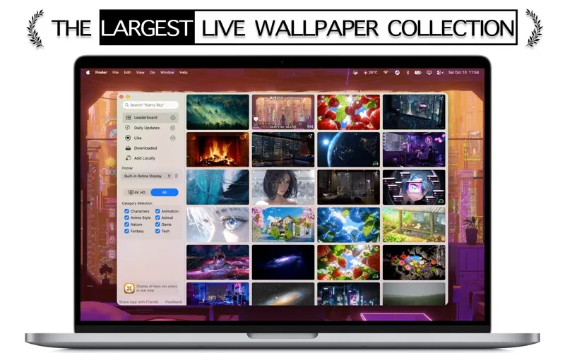 Dynamic Wallpaper Library screenshot 1