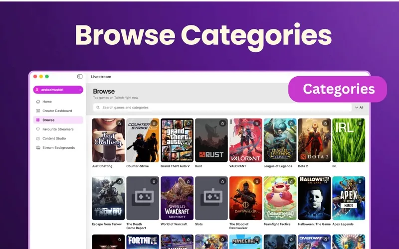 Livestream screenshot 3