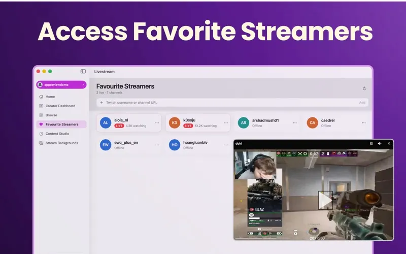 Livestream screenshot 6