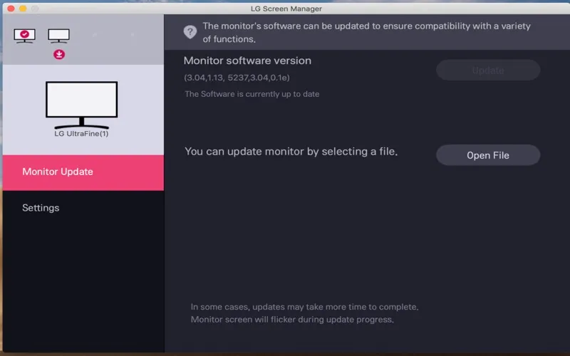 LG Screen Manager (LG Monitor) screenshot 1
