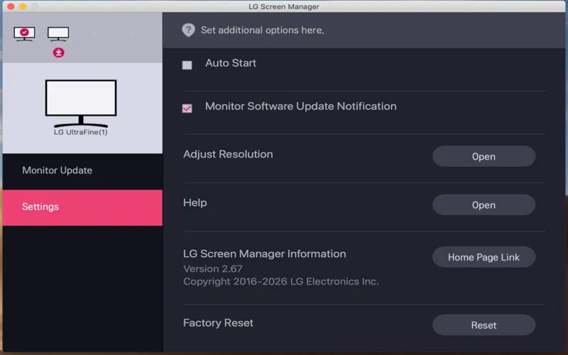 LG Screen Manager (LG Monitor) screenshot 2