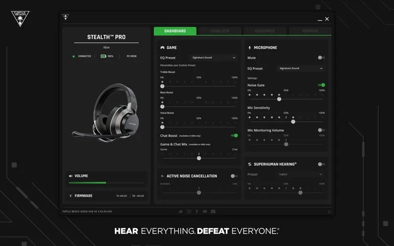 Turtle Beach Audio Hub v2 screenshot 1