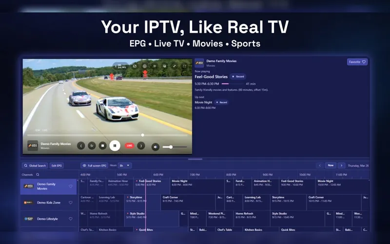 IPTV Player Zero screenshot 1