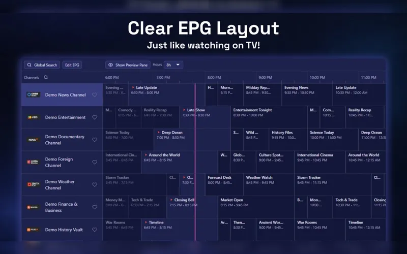 IPTV Player Zero screenshot 2