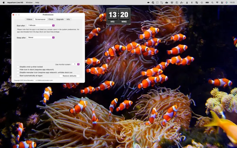 Aquarium Live HD screensaver screenshot 6