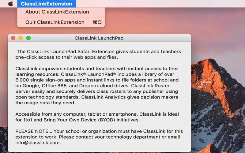 ClassLink OneClick Extension screenshot 3