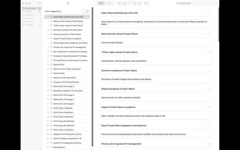 Flashcard ANKI screenshot 1