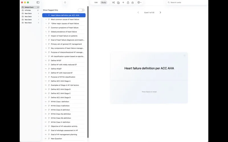 Flashcard ANKI screenshot 2