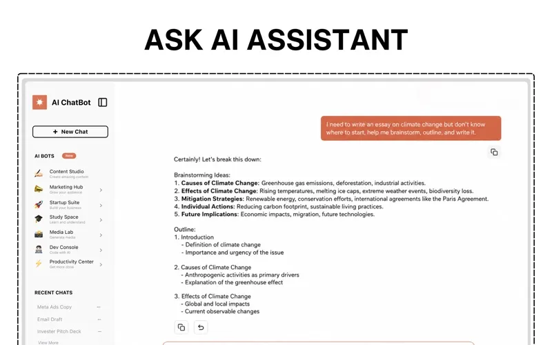 AI Chatbot screenshot 2
