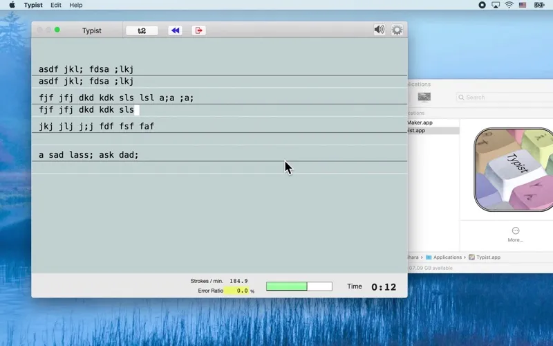Typist screenshot 2