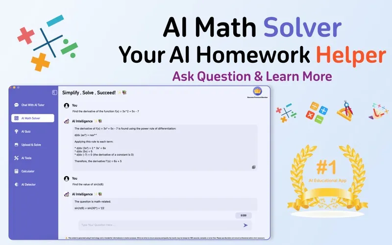 AI Math Solver-Ask AI Homework screenshot 1