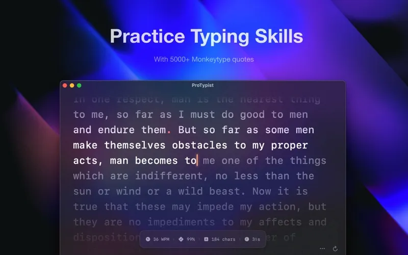 ProTypist screenshot 1