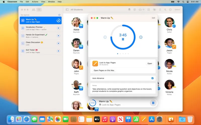 Classroom screenshot 4