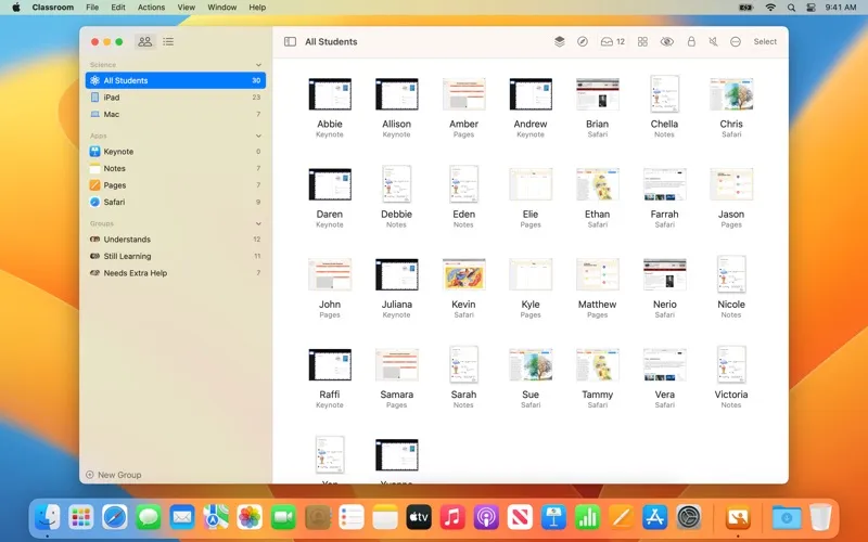 Classroom screenshot 6