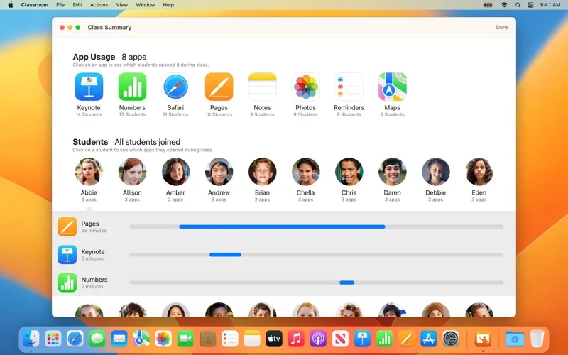 Classroom screenshot 7