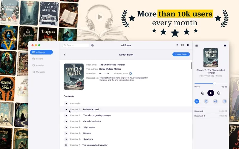 Ebooks Reader screenshot 2