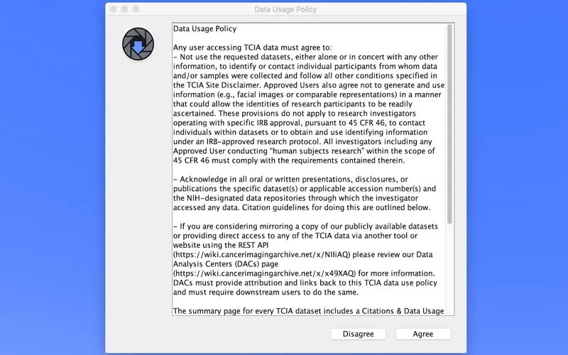 NBIA Data Retriever screenshot 1