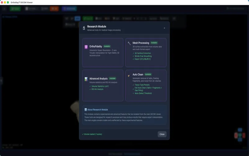 OrthoRay DICOM Engine screenshot 4