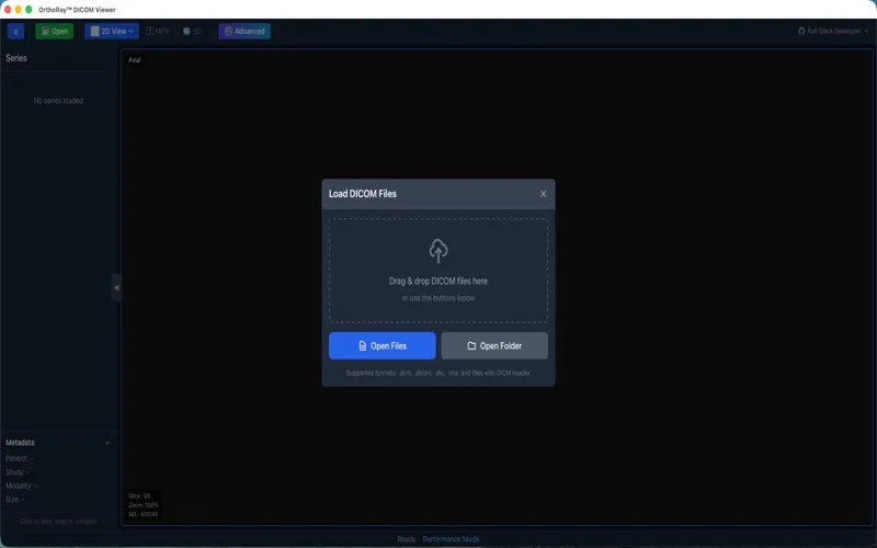 OrthoRay DICOM Engine screenshot 5